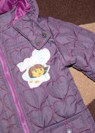 Куртка на девочку 3-5 лет,стеганая, стильная,демисезонная5 фото