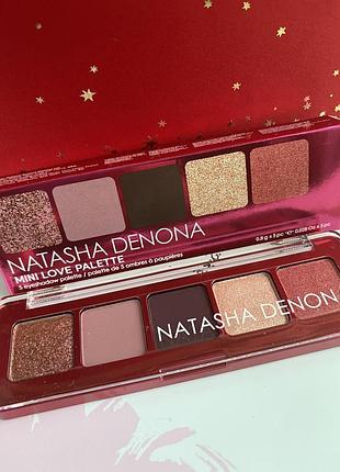 Natasha denona mini love palette палетка тіней