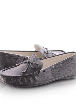 Черные туфли слипоны мокасины с бантиком3 фото