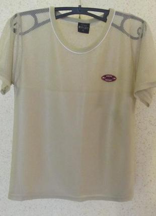 Стильна фірмова футболка на хлопчика на ріст 140 см