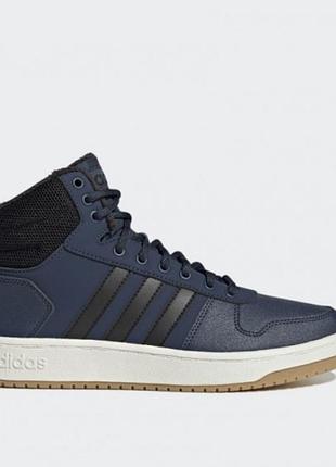 Чоловічі високі кросівки adidas hoops 2.0 mid (артикул: gz7939)