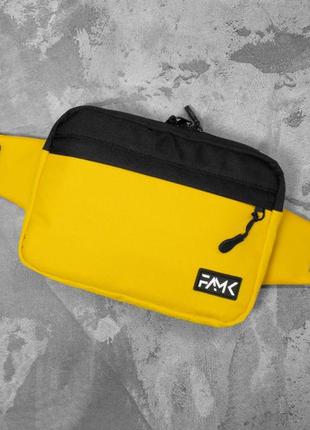 Поясная сумка famk r3 yellow black new6 фото