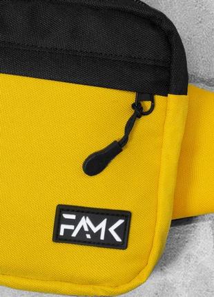Поясная сумка famk r3 yellow black new7 фото