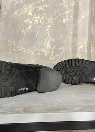 Челси ботинки кожа черные 59 gray9 фото