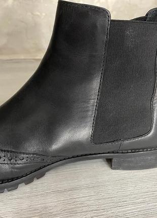 Челси ботинки кожа черные 59 gray3 фото