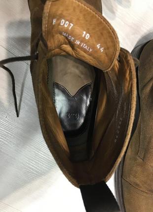 Premium paul smith кожаные мужские ботинки сапоги ботинки по типу santoni6 фото