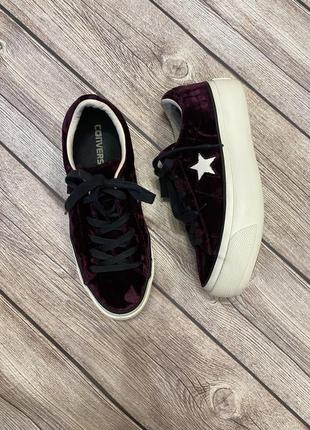 Кеди кросівки converse one star platform 38p. 24.5см1 фото