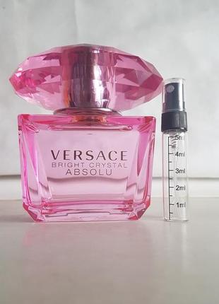 Versace bright crystal absolu parfum 1ml оригінал.