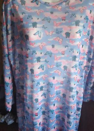 Красива прозора блуза туніка сітка плюс сайз на 54-56 укр