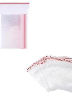 Пакети із замком zip-lock 10х10см 100шт knz
