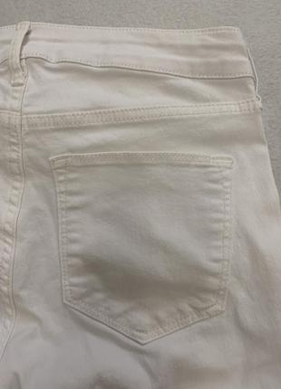 Белые женские джинсы скинни denim размер 296 фото