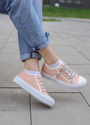 Кеды женские orange new2 фото