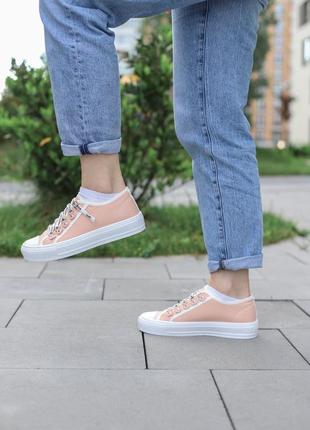 Кеды женские orange new9 фото