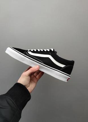 Стильные кеды vans old skool fire. (полум’я 🔥) унисекс размеры 36-45. цвет черный с белым5 фото