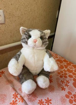 М’яка іграшка сірий кіт
