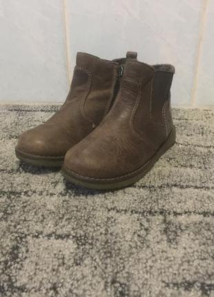 Детские кожаные ботинки jones bootmaker 27р весна, осень