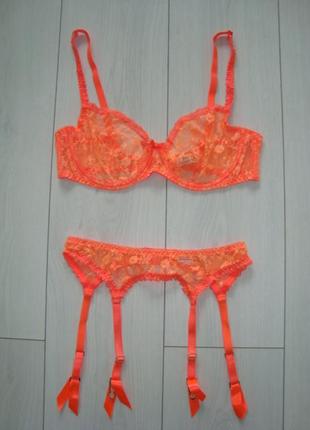 Agent provocateur-80c-m-яскравий мереживний комплект білизни