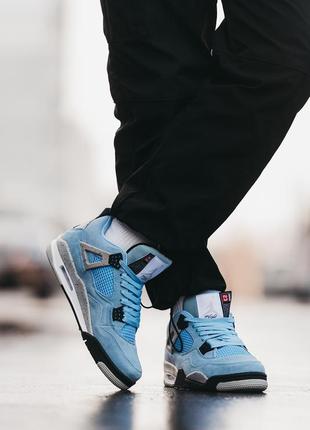 Nike air jordan 4 on sale blue