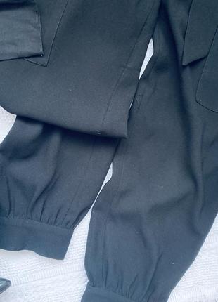Стильный комплект с брюками карго 🖤4 фото