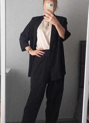 Винтажный костюм из 100%  шелка