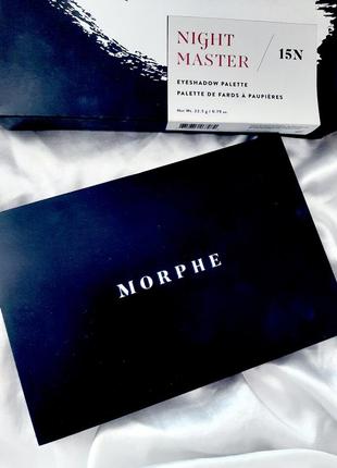 Morphe night master 15n палетка тіней4 фото