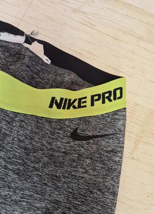 Бесшовные спортивные лосины nike pro3 фото