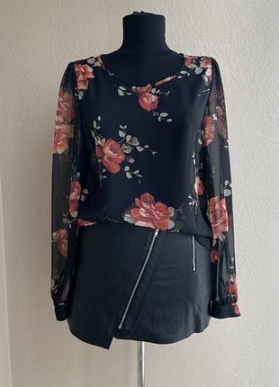 Блуза,шифон,zara