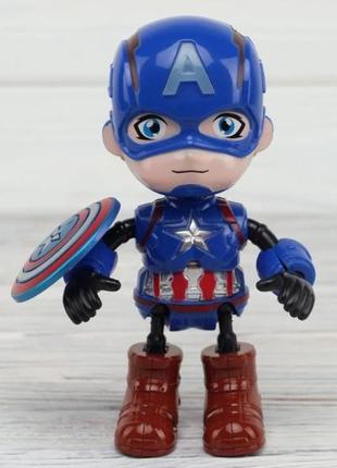 Робот інтерактивний металевий супергерой капітан америка