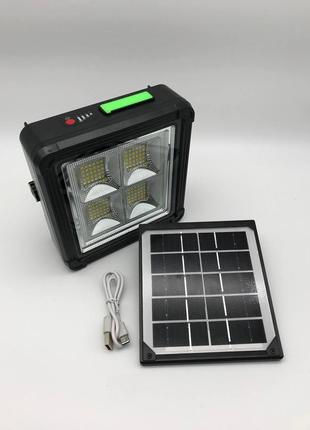 Лампа solar lighting system gd-2206a (6000 mah/ dc 5v 0.5a) (a-2806)