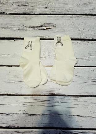 Шкарпетки білі дитячі на дівчинку