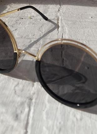 Очки солнцезащитные с поляризацией круглые актуальные модные6 фото
