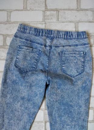 Джинсы джеггинсы джинсы джеггинсы george голубые укороченные голубые укороченные8 фото