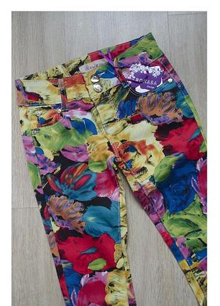 Різнокольорові стиляжные штани весна-літо