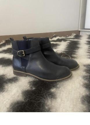 Ботинки кожа Tommy hilfiger