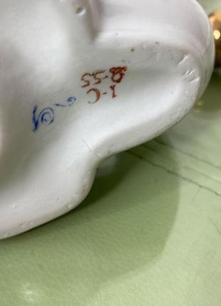 Семейство карповых🐠 графин штоф полонное ссср советский набор рыбок белый бутыль фарфор винтаж позолота6 фото