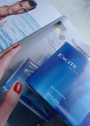 Туалетна вода excite for him3 фото