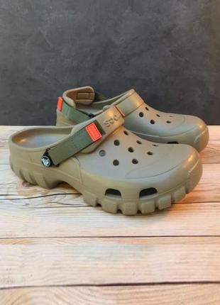 Крокс оффроад хакі crocs offroad sport clog khaki/army green