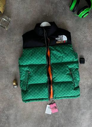 Жилетка the north face gucci green