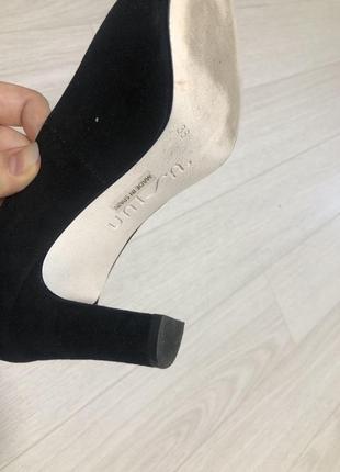 Туфли замшевые из натуральной кожи