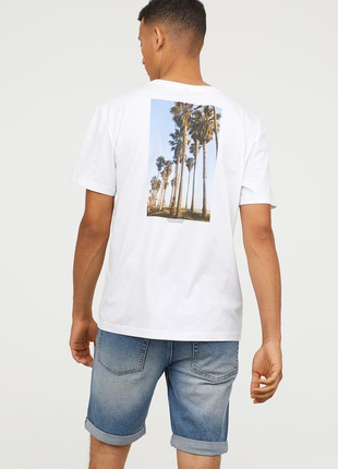 Футболка h&m с принтом !