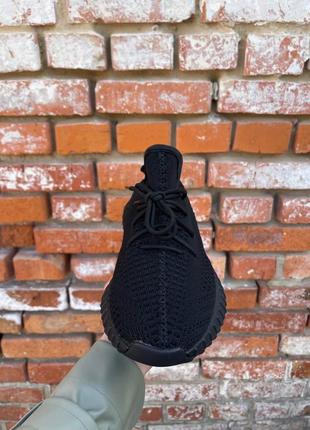 Кроссовки adidas yeezy 350 all black3 фото