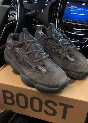 Кроссовки adidas yeezy 500 "utility black"4 фото