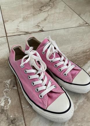 Розовые кеды конверс converse оригинал
