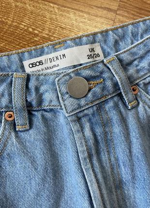 Крутые джинсы момы, укороченные mom джинсы от asos2 фото