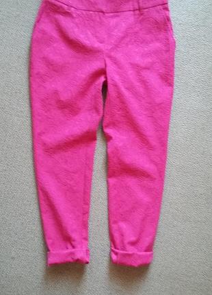 Очень красивые жаккардовые брючки идеальные р 6-8