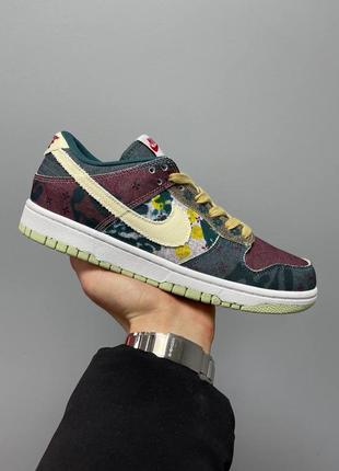 Кросівки чоловічі nike dunk low sp ‘community garden’