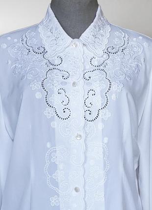 Блуза вінтажна з вишивкою komplimente2 фото