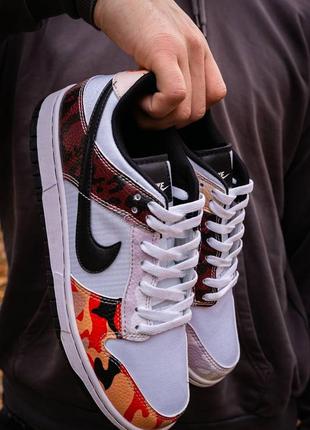 Кросівки nike sb dunk sail multi camo new 6