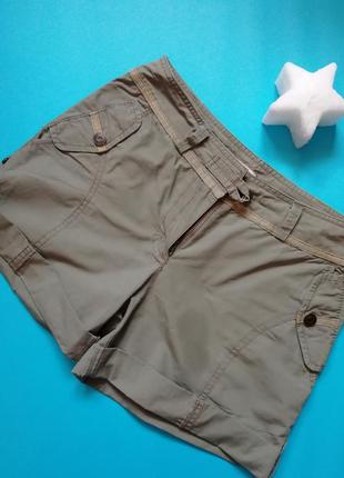 Шорти бавовна колір хакі, розмір xs