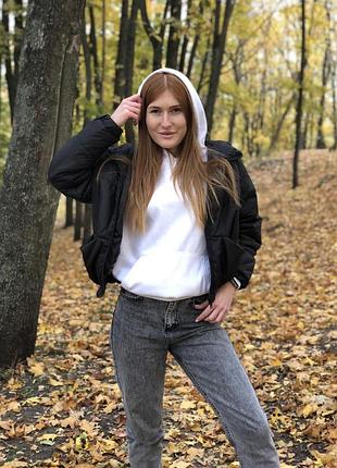 Худі на флісі (біле)
